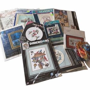 Lot of Counted Cross Stitch Kits Many NIP *SEE PHOTOS + DESCRIPTION* Dimensions